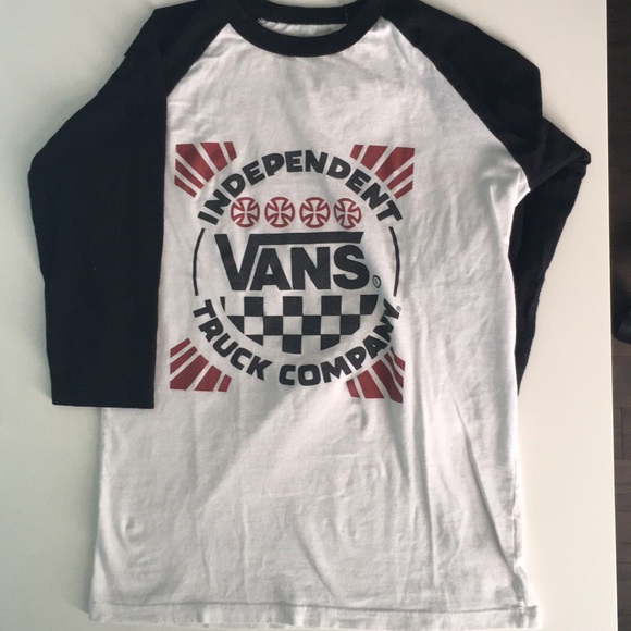 vans 3 quarter sleeve